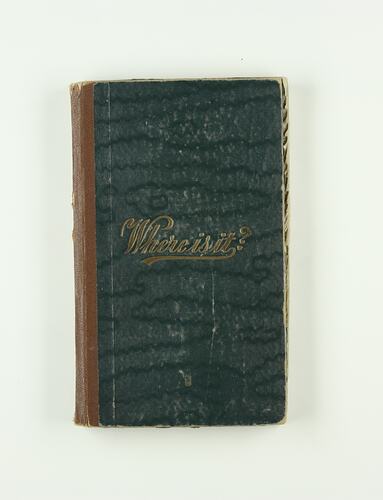 Visitors Book - Kodak Archive, Series 8, 'Administration & Legal', File 1, 'Visitors To Lunch', 1 Jan 1934 - 31 Dec1943