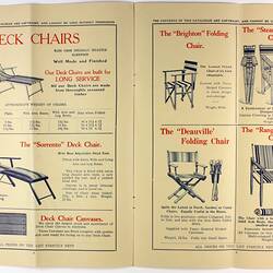 Catalogue - The Gair Manufacturing Co., Folding Furniture, 1936