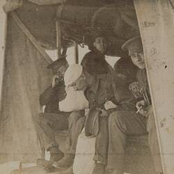 Photograph - Wounded Soldiers in Ambulance, Dardanelles, World War I, 1914-1918
