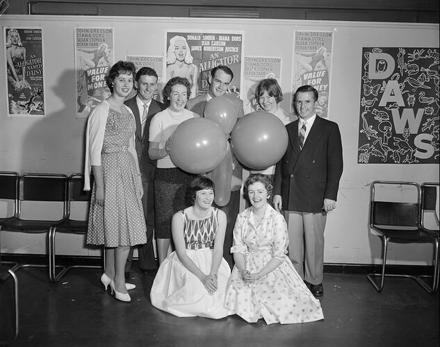 Shell Co, Group at a Dance, Victoria, 16 Sep 1959
