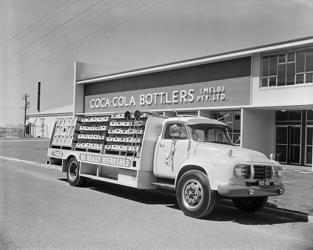 Coca-Cola Company, Delivery Van, Moorabbin, Victoria, 07 Oct 1959