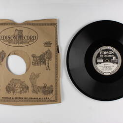 Disc Recording - Edison, Double-Sided, 'Little Pickaninny Kid' & 'Honey Babe', 1920-1929