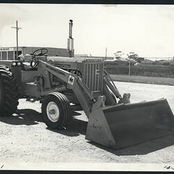 Photograph of harvesting equipment.