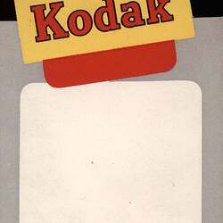 Price Ticket - Kodak Australasia Pty Ltd, 'Kodak', circa 1960s
