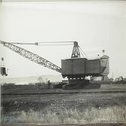 Photograph - Ruston & Hornsby, Crawler-Mounted 'Dragline Excavator', Lincoln, England, 1923