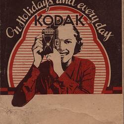 Film Wallet - Kodak, 'On Holidays and Every Day', circa 1930s