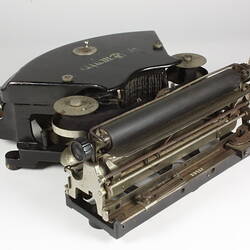 Old fashioned typewriter.