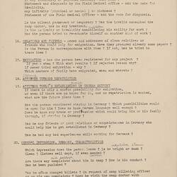 Procedural Documents - Esma Banner, International Refugee Organization (IRO), Germany, 10 May 1948