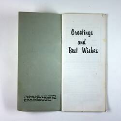 Booklet - 'Party Recipes', circa 1950s