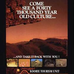 Poster. Halls Gap, Gariwerd [The Grampians], Victoria, Australia