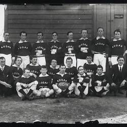 Photograph - Kodak Australasia Ltd, Kodak Football Team, circa 1911