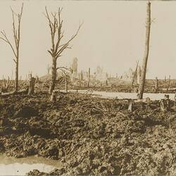 Photograph - 'This Was a Village in Pozieres', World War I, France, 1914-1918