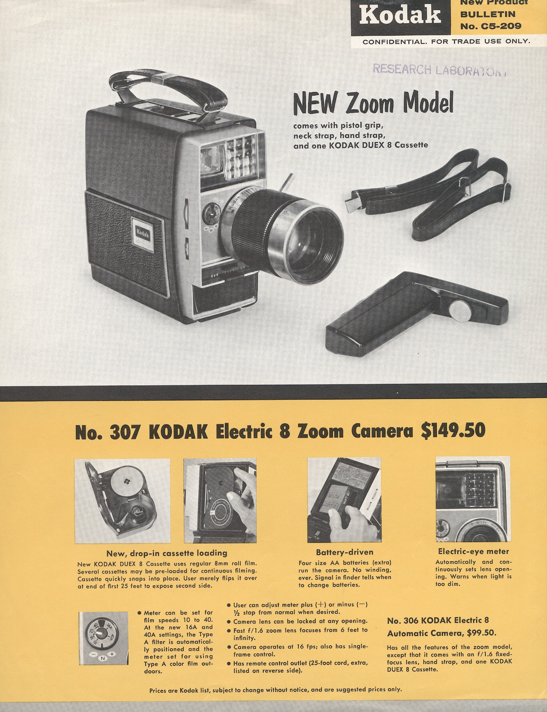 kodak electric 8 zoom camera