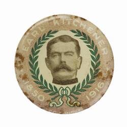 Badge - 'Earl Kitchener 1850-1916', World War I, 1916 or later, Obverse