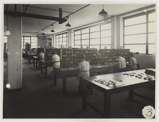 Kodak Australasia Pty Ltd, Printing, Sorting & Despatch Section, Abbotsford, circa 1940s