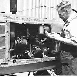 Photograph - H.V. McKay Massey Harris, Farm Equipment Manufacture & Field Trials, Sunshine, Victoria, Feb 1950