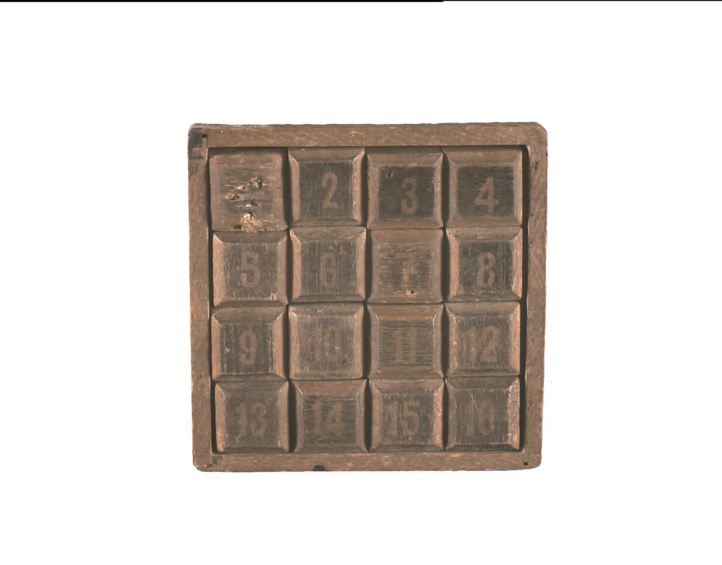 Game - Numbered Blocks, late 19th century