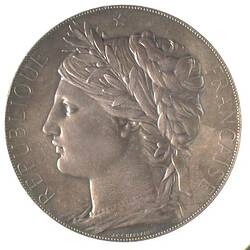 Australia, Paris International Exhibition 1878 Prize medal, Reverse