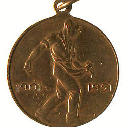 Australia, 50th Anniversary of Commonwealth of Australia Schools Medal, Obverse