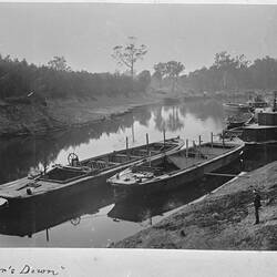 Photograph - View Down the River, by A.J. Campbell, Echuca, Victoria, 1894