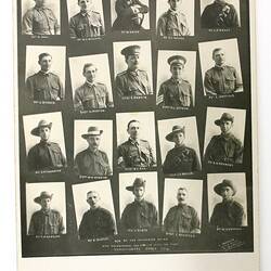 Postcard - Men of Rochester Shire, World War I, 1914