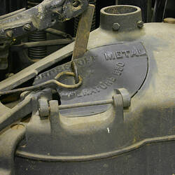 Metal melting furnace of Merganthaler Linotype # 1