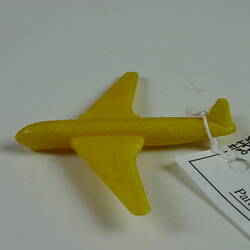 Toy Aeroplane - G-BOAC Comet, Plastic, Yellow, circa 1950s