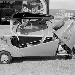 Negative - Messerschmitt (FMR) KR-200 Cabin Scooter Micro Car, Manufactured in Germany, circa 1959