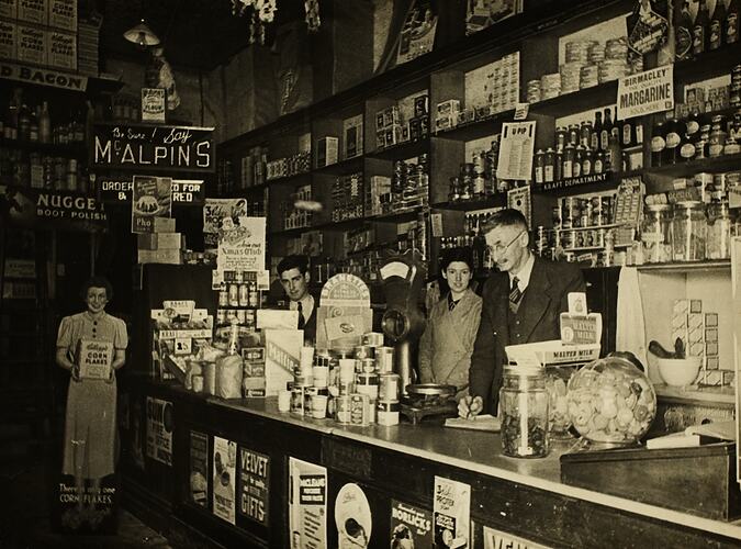 Feeney's Corner Store, Brunswick West, circa 1937