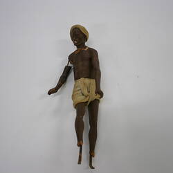 Indian Figure - Ploughman, Krishnanagar, Clay, circa 1880