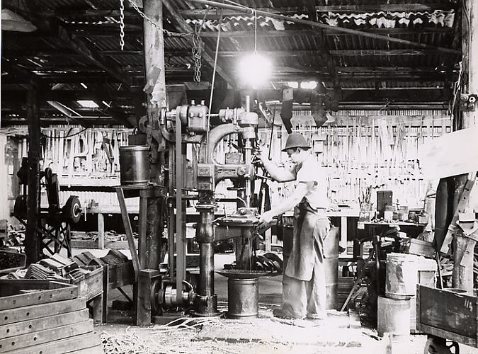 Photograph - Daniel Harvey, Drill-Press Operator