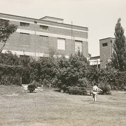 Photograph - Kodak Australasia Pty Ltd, Glass Plate Building at the Kodak Factory, Abbotsford, Victoria, circa mid 1940s