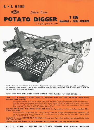 Myers Potato Digger