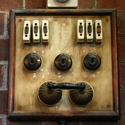 Switchboard - Marble Faced, North Engine Room, Spotswood Sewerage Pumping Station, Victoria, circa 1897-1918