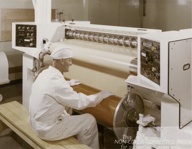 Kodak (Australasia) Pty Ltd, Film Slitting Machine, Roll & Motion Picture Film Department, circa 1963