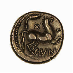 Coin - Stater, Cunobeline, Catuvellauni, Ancient Britain, 10-40 AD