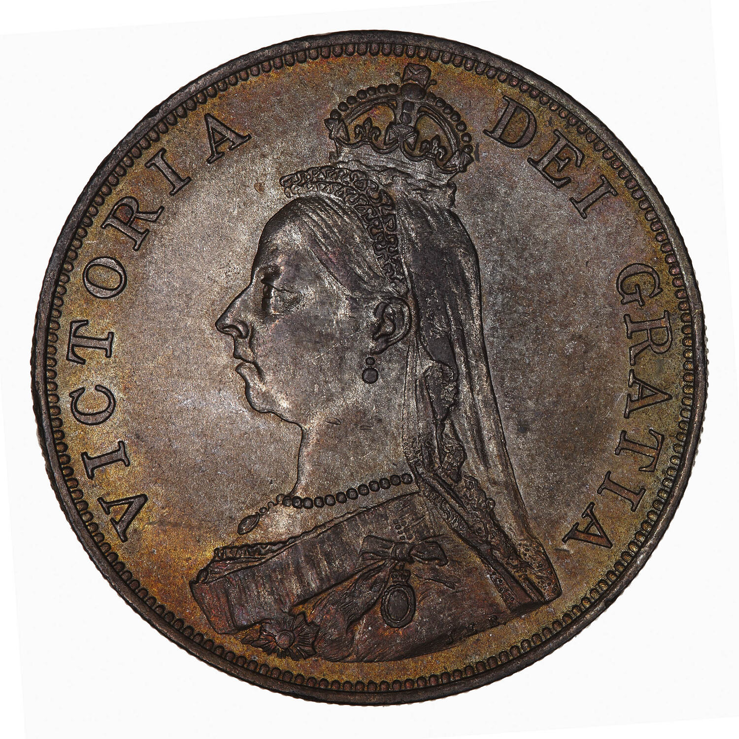 Coin - Double-florin, Queen Victoria, Great Britain, 1887