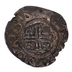 Coin - Penny, Henry II, England, 1180-1189 (Reverse)