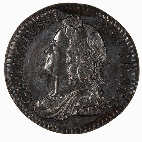 Coin - Groat, George II, England, Great Britain, 1746 (Obverse)