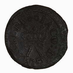 Coin - Farthing, Lenox, James I, Great Britain, 1614-1625 (Obverse)