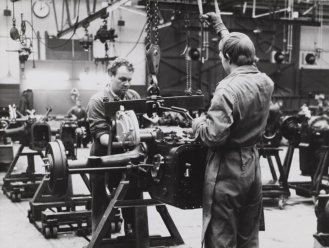 Photograph - Massey Ferguson, Production Line, Banner Lane, Coventry, England, circa 1961