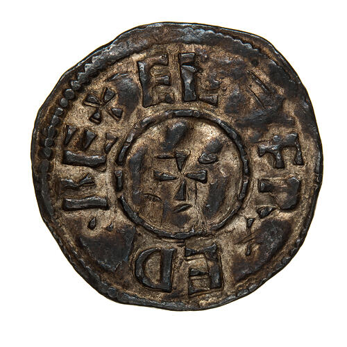 Coin - Penny, Alfred the Great, Wessex, England, circa 888 AD (Obverse)