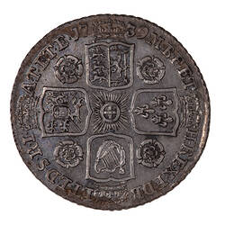 Coin - Shilling, George II, Great Britain, 1739 (Reverse)