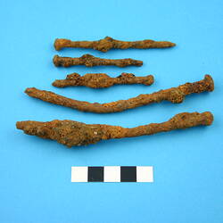 Nail - Metal, Rose Head, 1850s-circa mid-20th century