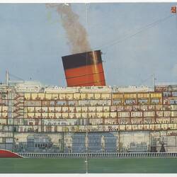 Brochure - SS Caronia, Cunard Lines, circa 1950s