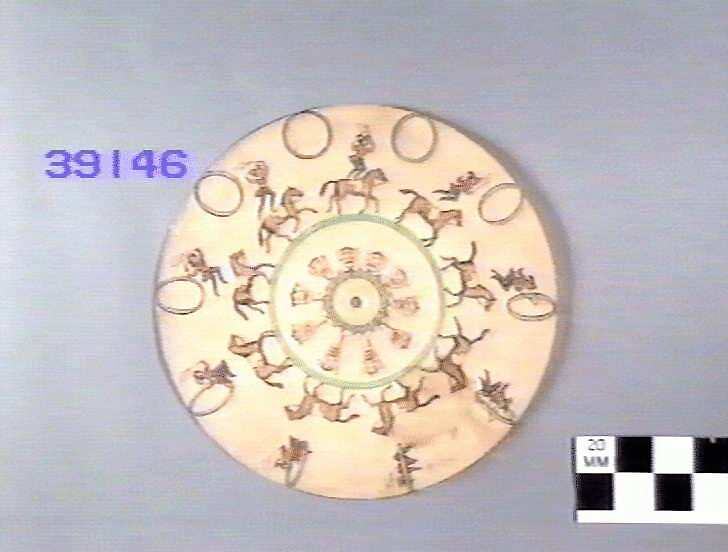 Phenakistoscope Disc Horse Rider Jumping, post 1832