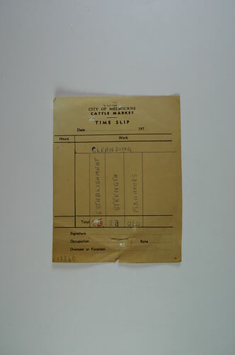 Leaflet - Time Slip, Newmarket Saleyards, Newmarket, 1970-1979