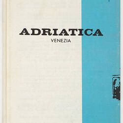 Book - MS Messapia & MS Enotria, Adriatica Venezia, 1964