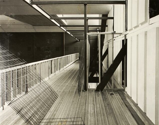 Photograph - Decking of Aerial Link to Convention Centre, Exhibition Building, Melbourne, 1977