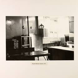 Photograph - Royale Ballroom kitchens, Exhibition Building, Melbourne, 1971